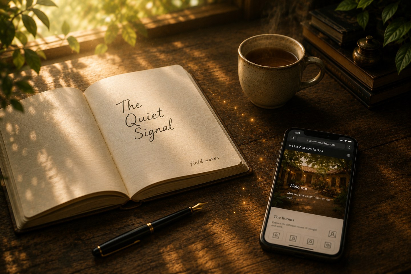 The Quiet Signal — field notes by Nirav Manubhai